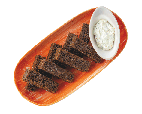 Гренки чесночные