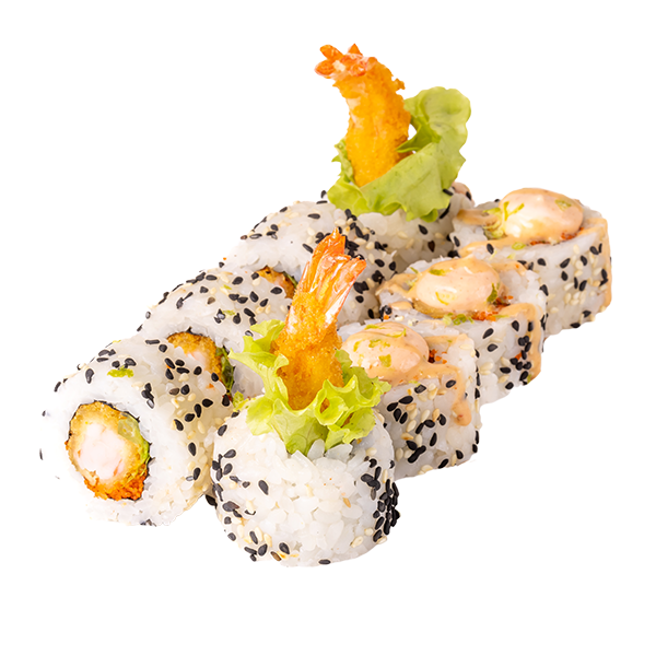 Спайси ролл с креветкой темпура