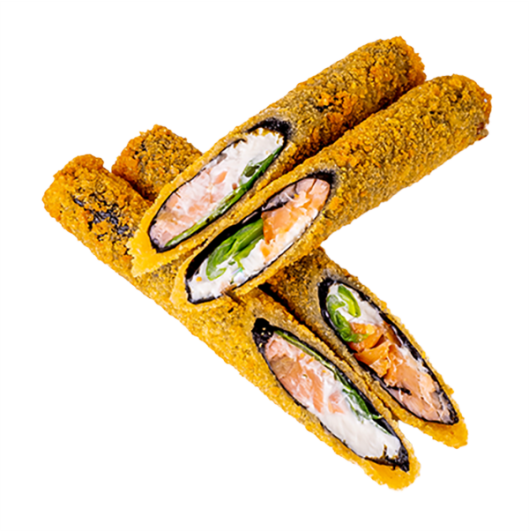 Панко-палки с лососем х/к и зеленым луком