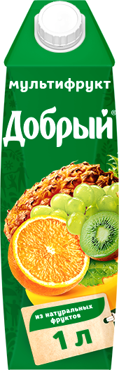 Сок Добрый Мультифрукт1л