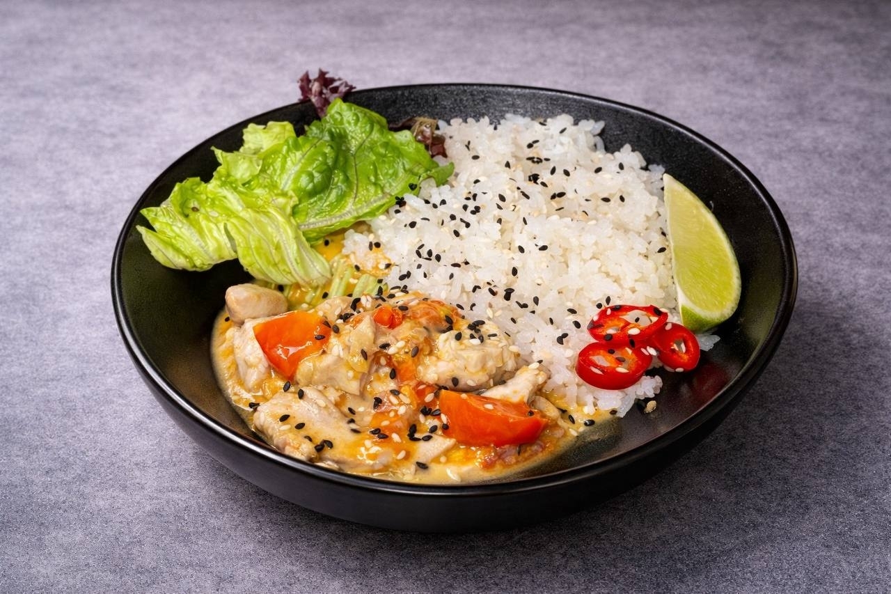 Кокосовый карри с курицей