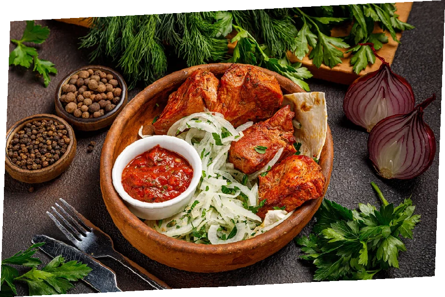 Шашлык из свиной шейки