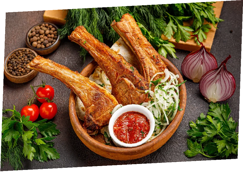 Шашлык из корейки баранины