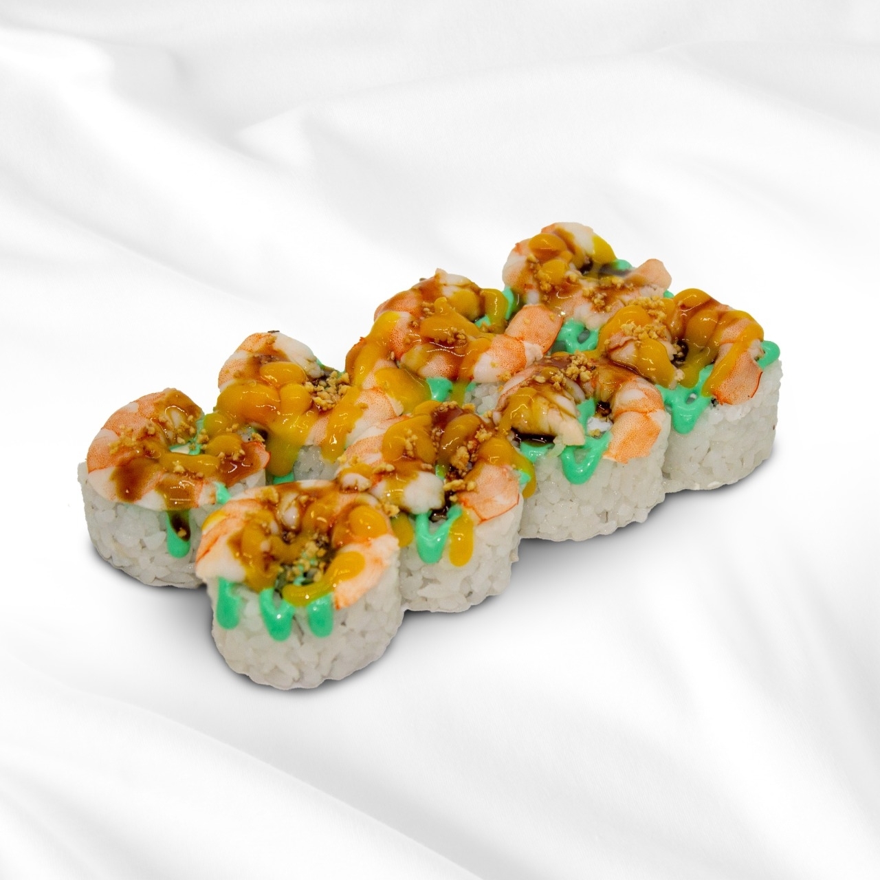 Ролл креветка манго васаби 