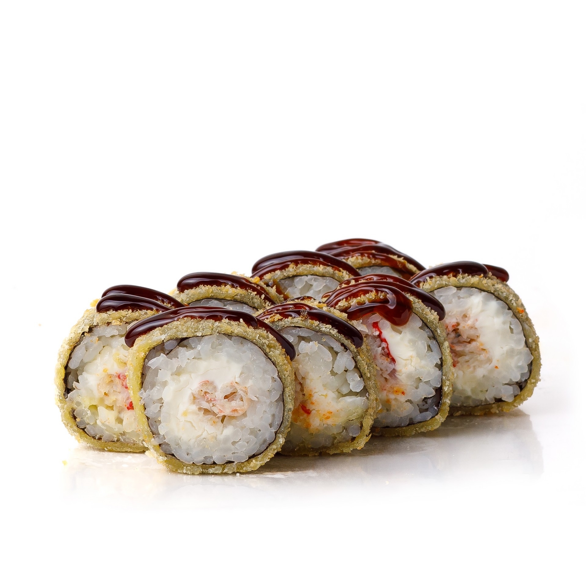 Ролл жаренный с крабом