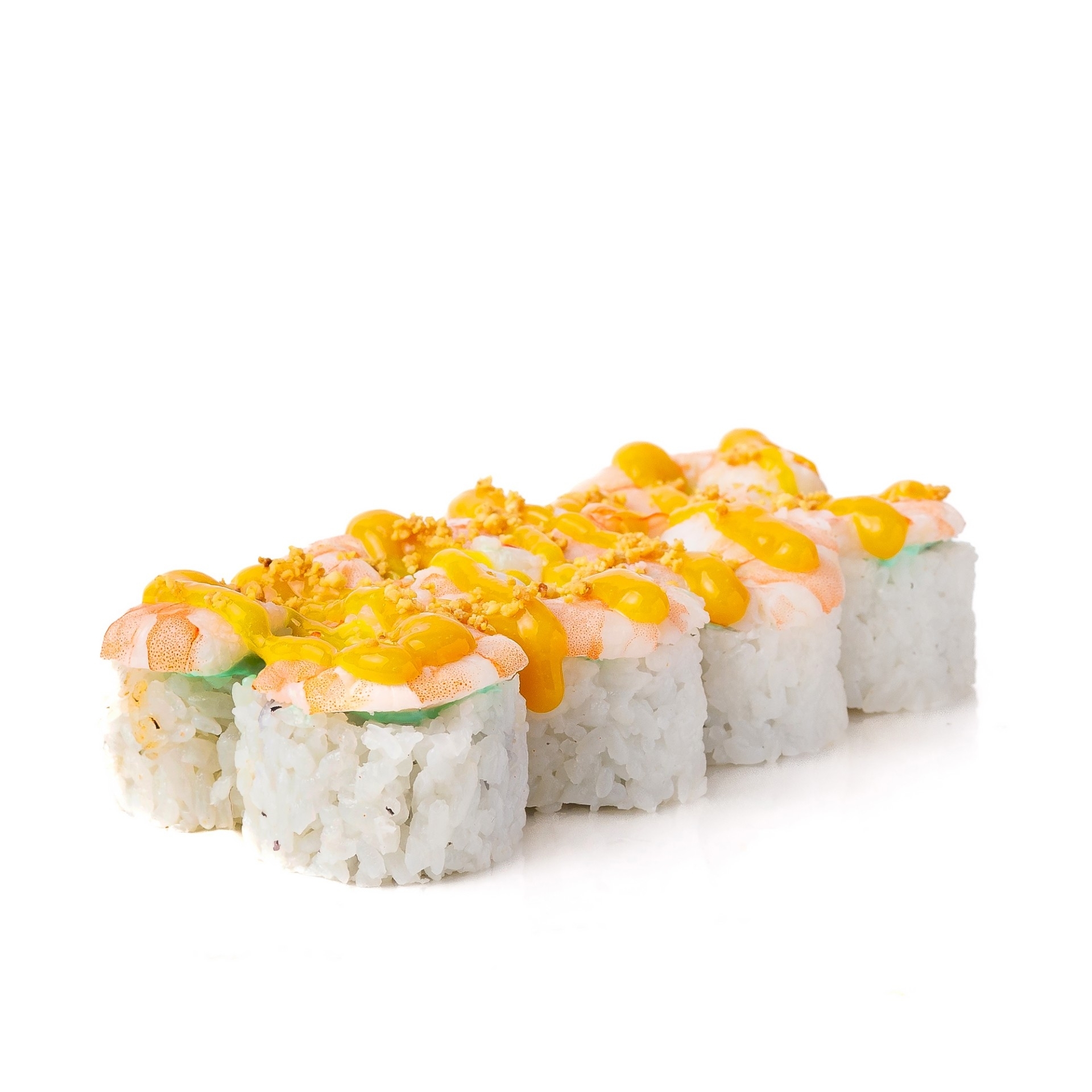 Ролл креветка манго васаби 