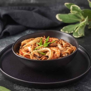 Удон с морепродуктами