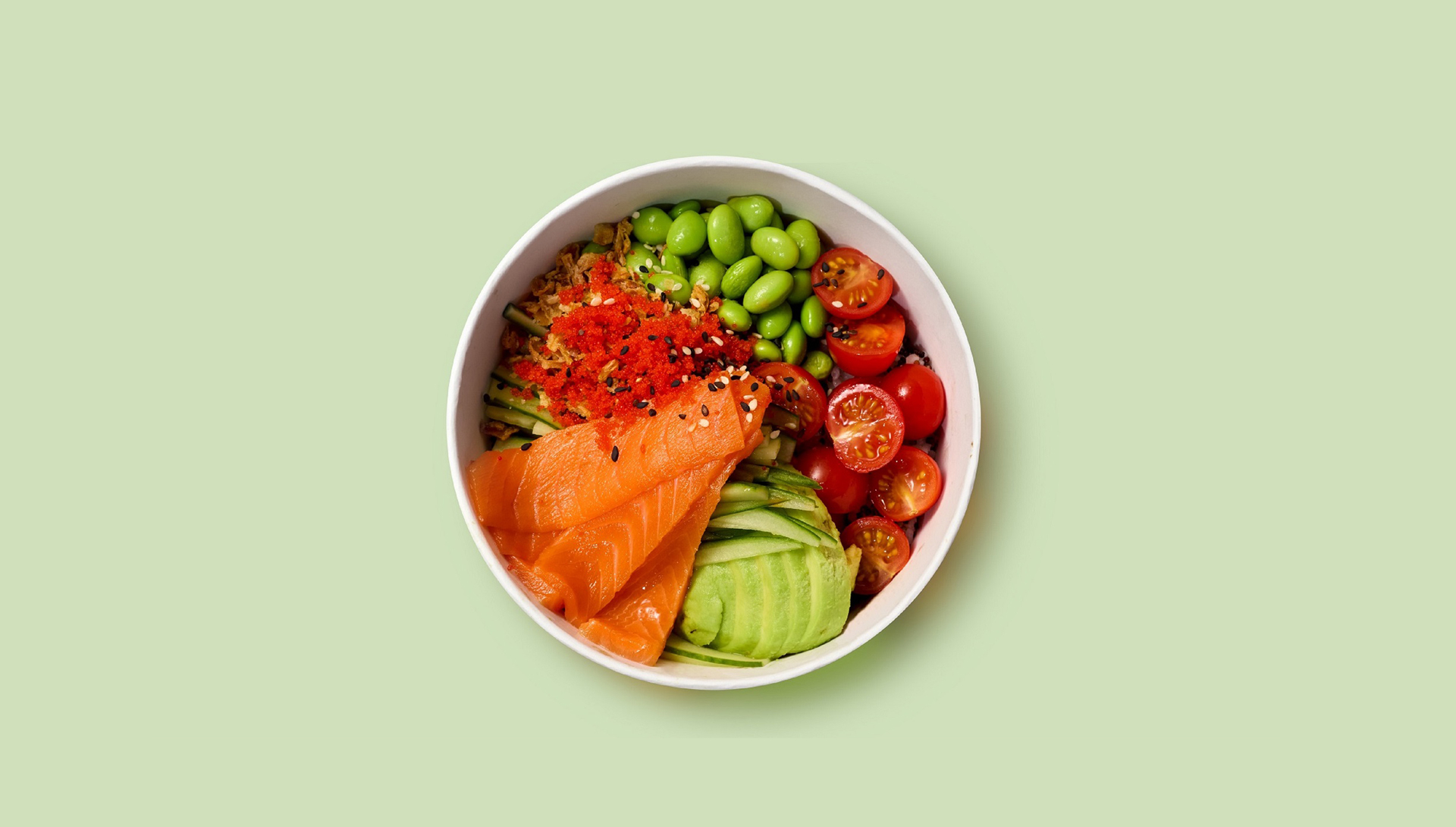 Поке с лососем L