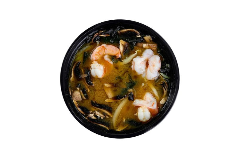 Мисо суп с креветками