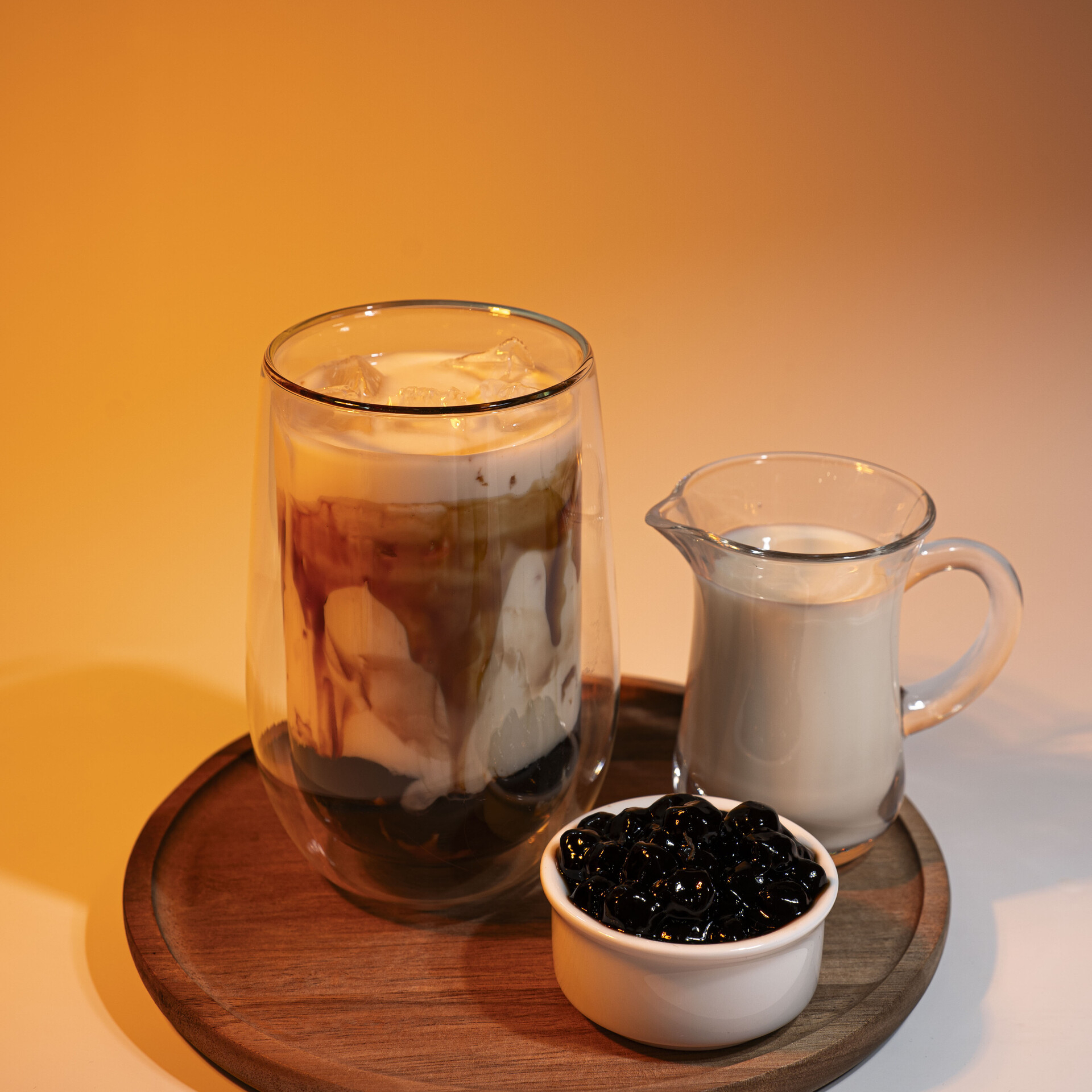 Brown sugar milk bubble tea