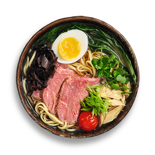 Рамэн с ростбифом