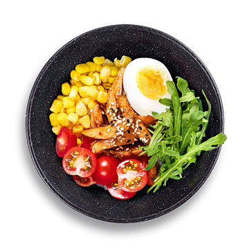 Поке Боул с цыпленком Терияки