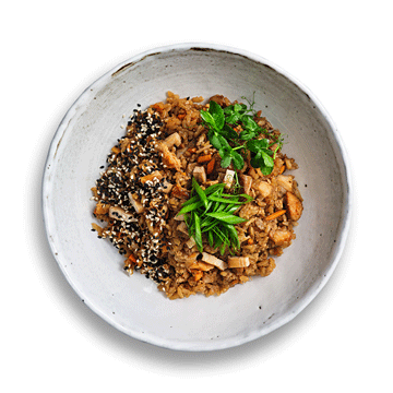 Тяхан со свининой Чашу