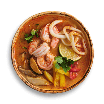 Том Ям с креветками