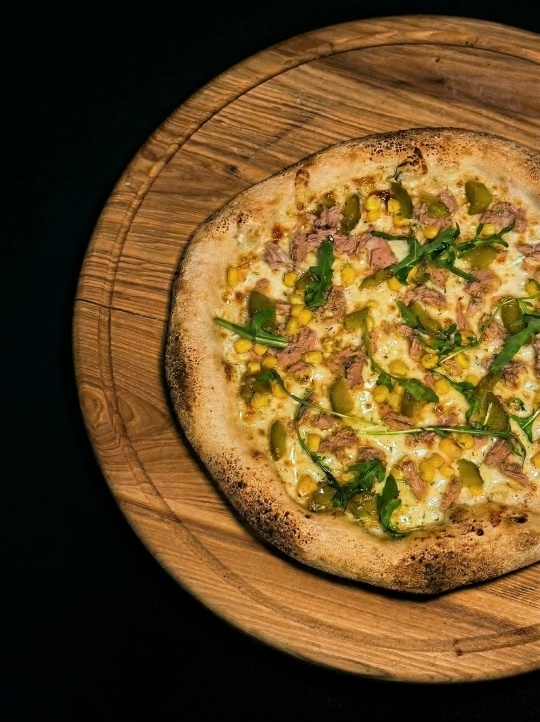 С соусом вителло тоннато и тунцом