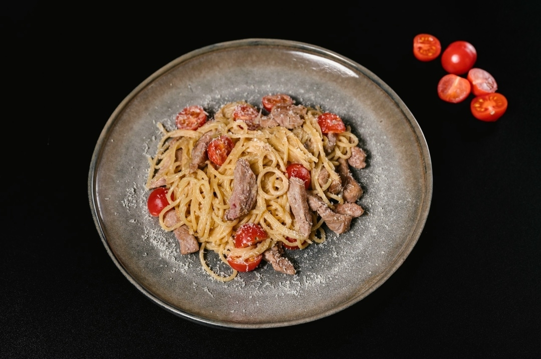 Паста со свининой